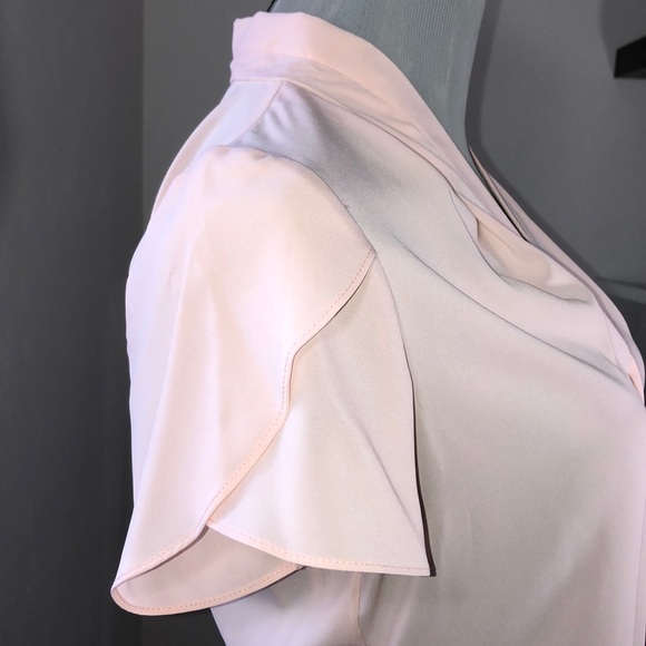 Calvin Klein Pink Professional Blouse NWT SP - Picture 4 of 6